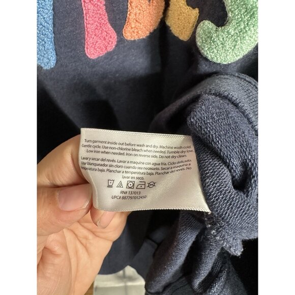 Wildfox Women’s “Good Vibes” Oversized Sweater Gray Crew Neck Pullover Size XL - Picture 10 of 10